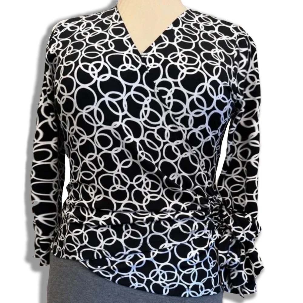 Nine West wrap front top